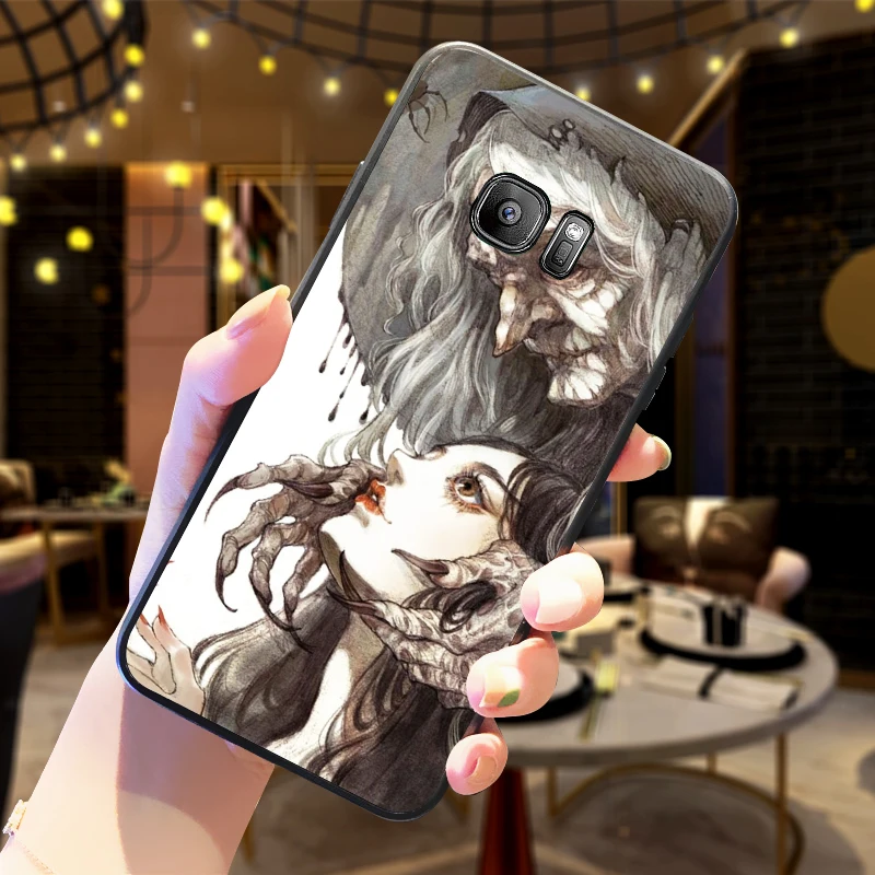 Чехлы для samsung A70 50 40 30 20 10 60 6 Plus китайский стиль девушка лицо A7 A8 A9Soft Телефон задняя
