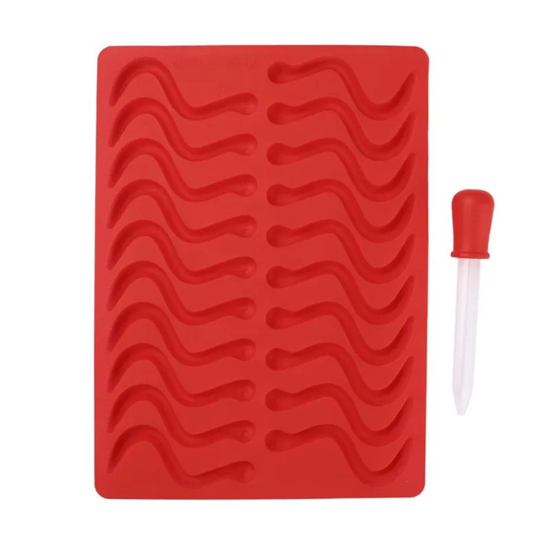 Силиконовая форма для мастики в виде дождевого червя 20 шт./партия | Дом и сад