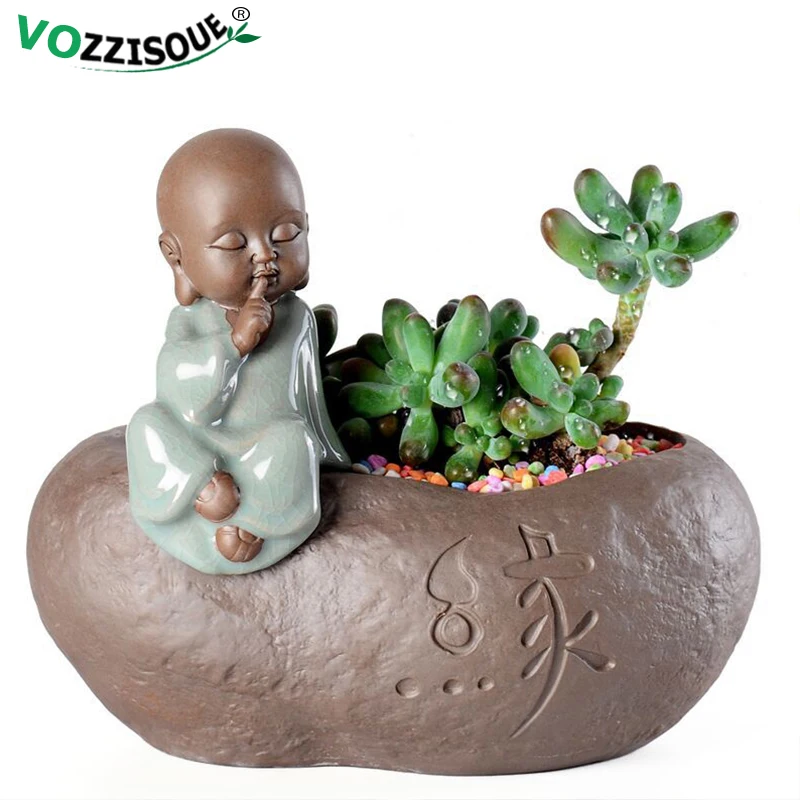 Китайский бонсай Орхидея раньше керамические цветочные горшки кастрюли для