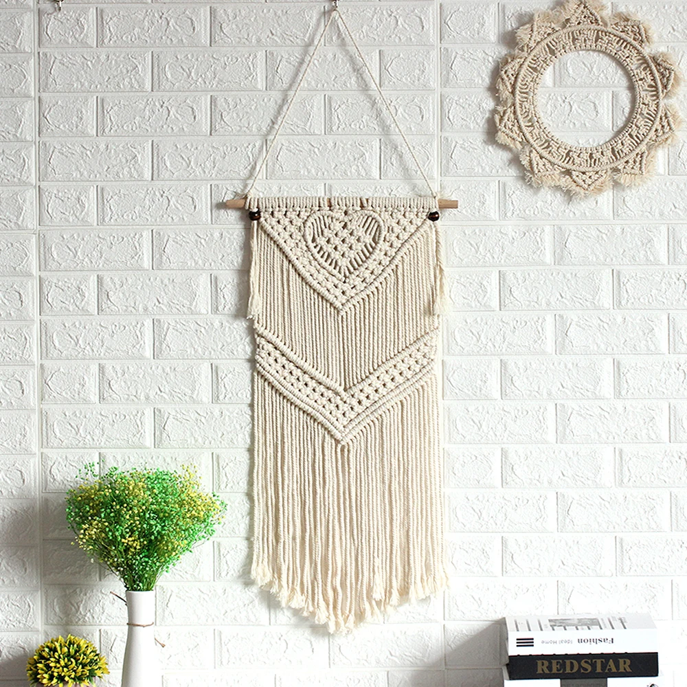 7 стилей Макраме Тканые настенные Висячие Бохо шикарные богемные комнаты гобелен