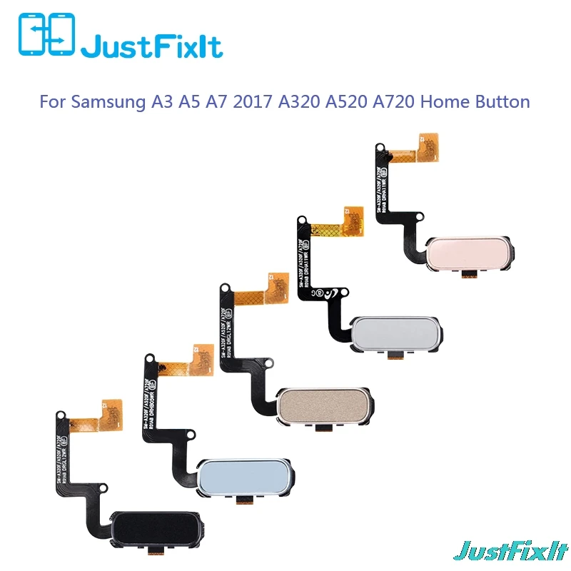 Для Samsung Galaxy A3 A5 A7 2017 A320 A520 A720 A320F A520F A720F сенсорный ID датчик отпечатков пальцев