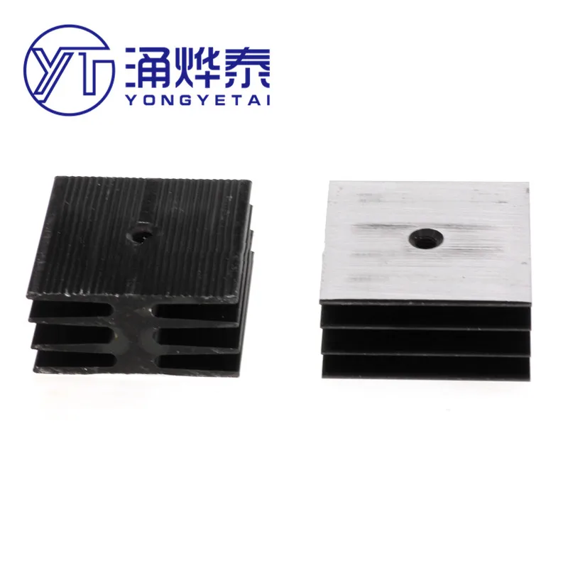 YYT 2PCS Bridge rectifier square bridge stack KBPC3510 5010 2510 1010 aluminum radiator fin 35*35*17mm | Строительство и ремонт