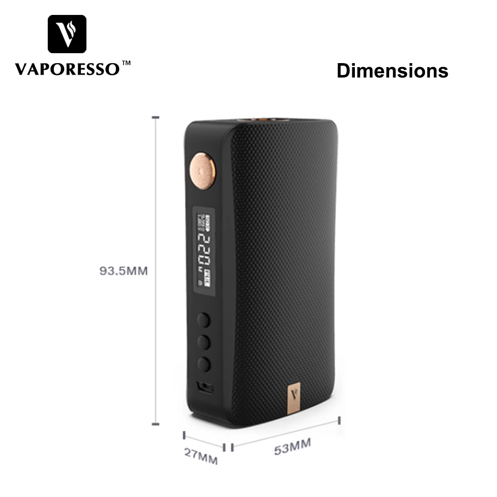 Бокс мод для электронных сигарет Vaporesso GEN оригинальный бокс 220 Вт вейп подходит