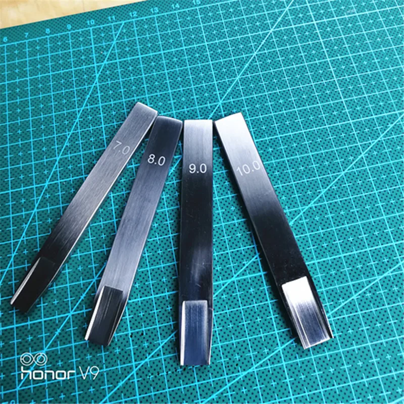 

1 шт. инструменты для работы с кожей Инструменты для ручной работы для нарезки кожи 7 мм 8 мм 9 мм 10 мм инструмент для перфорации кожи