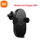 Автомобильное беспроводное зарядное устройство Xiaomi Mi 9, 20 Вт, умный инфракрасный датчик, быстрая зарядка, двойное охлаждение