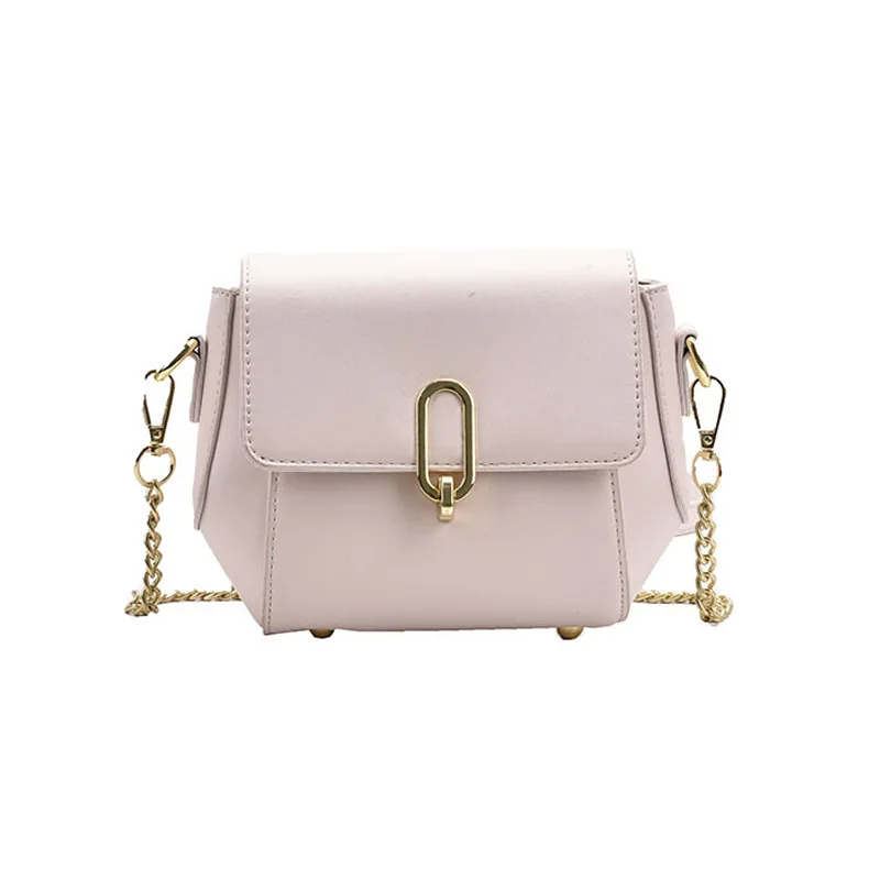 

Thick Gold Chain Sling Shoulder Bag Women New Designer Soft Square Crossbody Bags High Quality Fashion Personality Purse