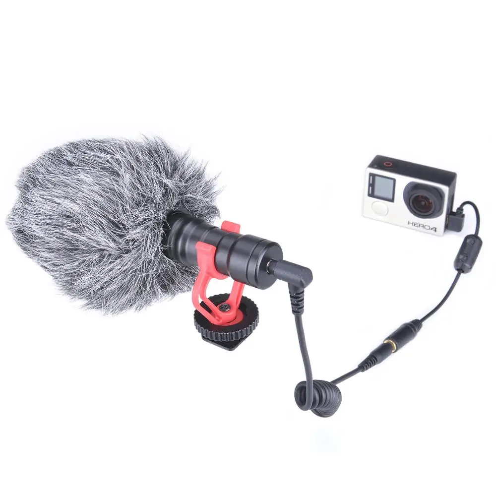 Микрофон для записи видео и съемки с камерой микрофон аудиокабелем 3 5 мм DJI Osmo Pocket