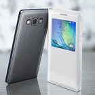 Умный кожаный чехол с откидной крышкой для Samsung Galaxy A5 A7 2015 A 5 7 SM A510 A710, чехлы Samsunga5case с магнитным просмотром