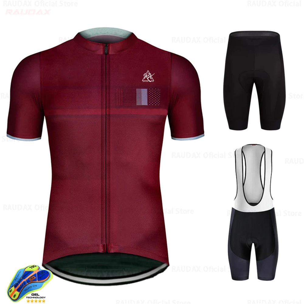 

2020 Cycling Sets Triathlon Bicycle Clothing Breathable Anti-UV Mountain Cycling Clothes Suits Ropa Ciclismo Verano Lets Raudax