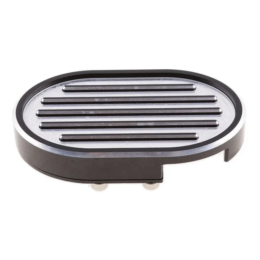 

Edge Cut Brake Pedal Pad Cover For Harley XL 883 1200 Silver