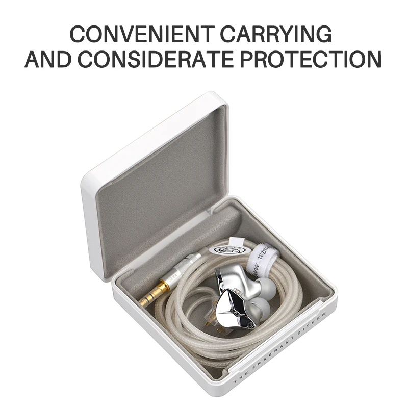 Чехол для наушников TFZ водонепроницаемый футляр хранения кабеля и