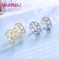 cute gold statement hoop earrings for women girls trendy 2021 925 sterling silver cz cubic zirconia fashion jewelry wholesale
