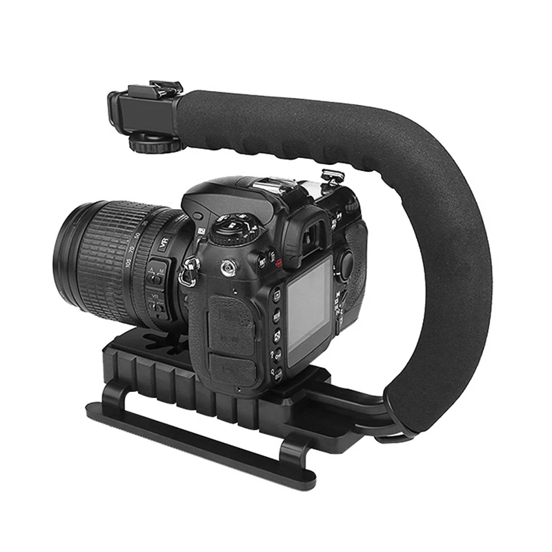 Камера ручной стабилизатор C образный держатель ручка видео для DSLR Nikon Canon телефон