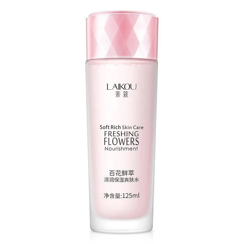 

LAIKOU Cherry Blossoms Essence Toner Shrinks Pore Anti-Aging Whitening Oil Control Moisturizing Hydrating Facial Care 125ml