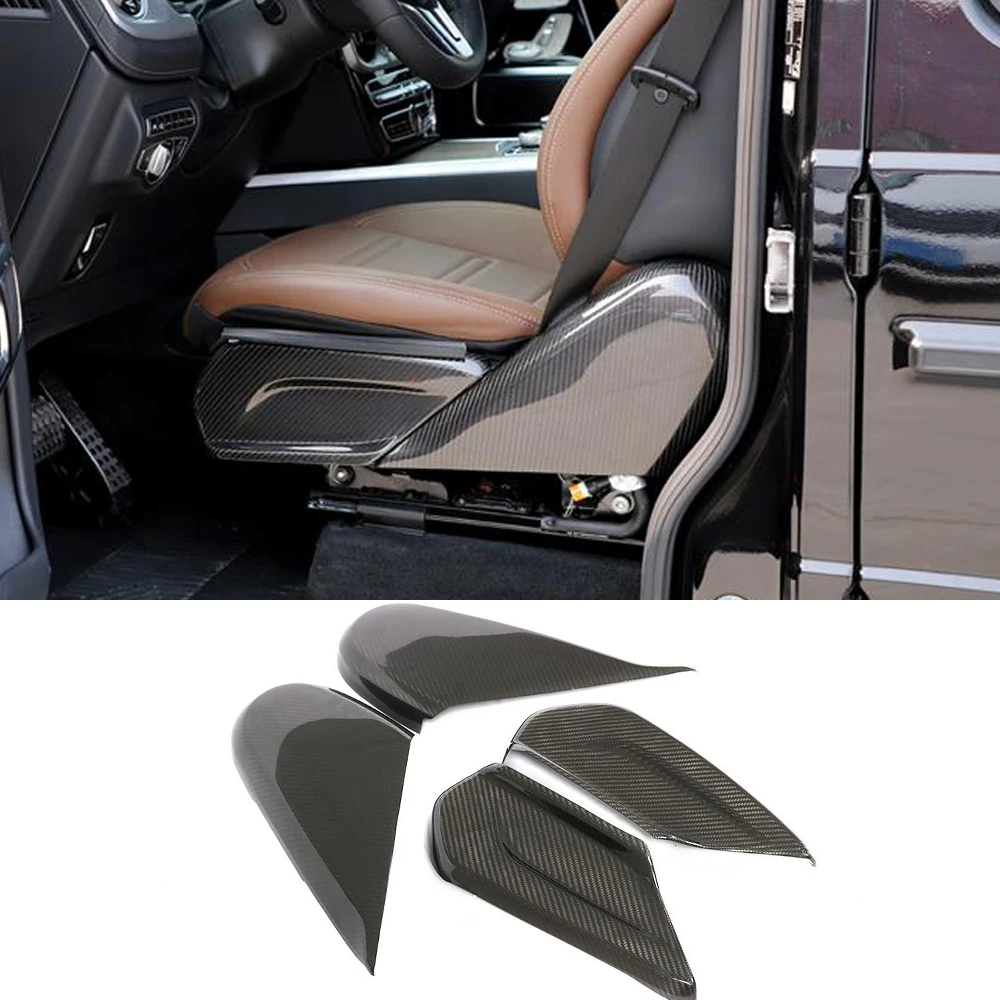 Накладка на сиденье из углеродного волокна для Mercedes Benz G Class W463 G500 G65 AMG 2019|Лепнина