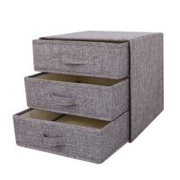 fabric storage box storage bins with handle drawer organiser with lid folding storage bins box containers for socks underwear