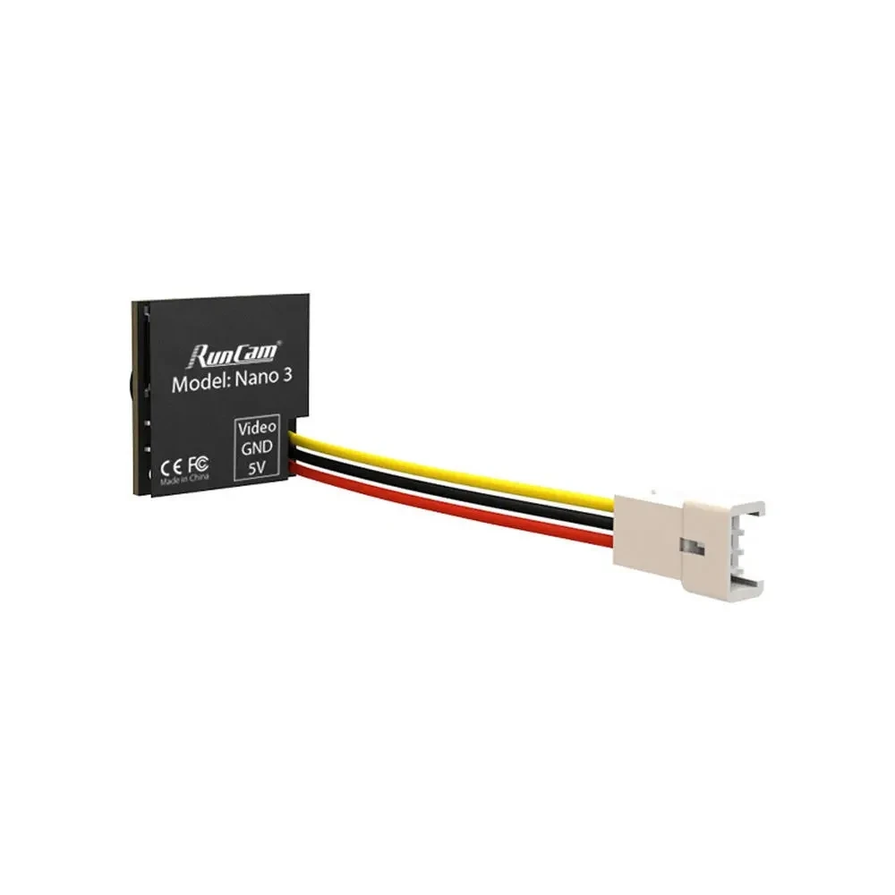 Новый стиль RunCam Nano 3 1/3 '魸TVL 1 1g Ультра светильник FOV 160 ° Широкий угол NTSC CMOS FPV