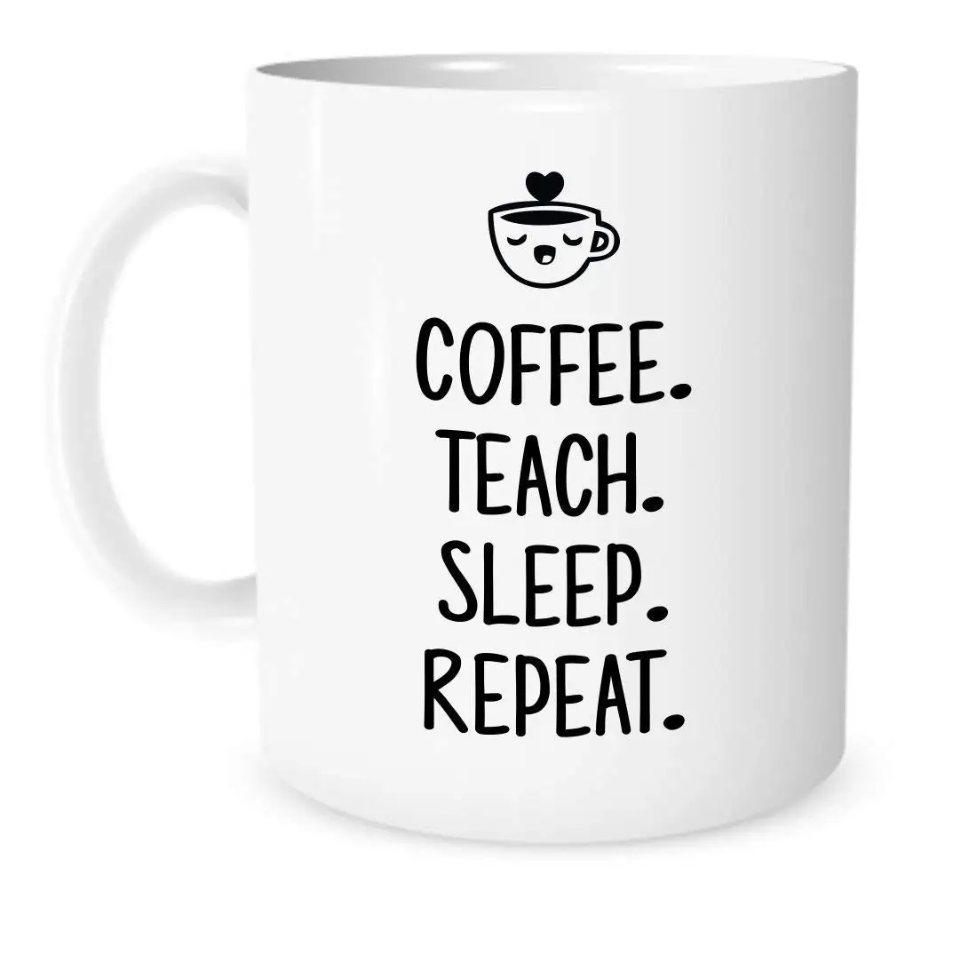 Чай Шер подарок Кофе ch сна Повторите 11 унций Керамика кружка | Дом и сад