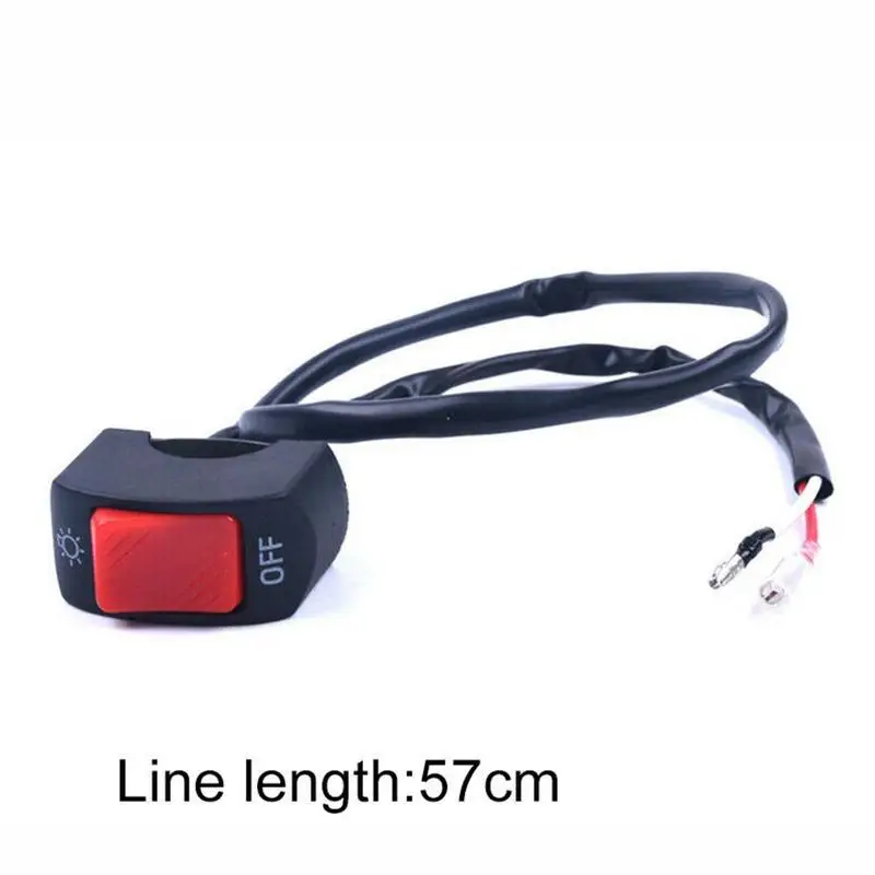 

1pcs Universal Motorcycle Lights Switch Motorbike Scooter Handlebar Accessories ON/OFF Button Headlight Switch Lights Motor W3P3