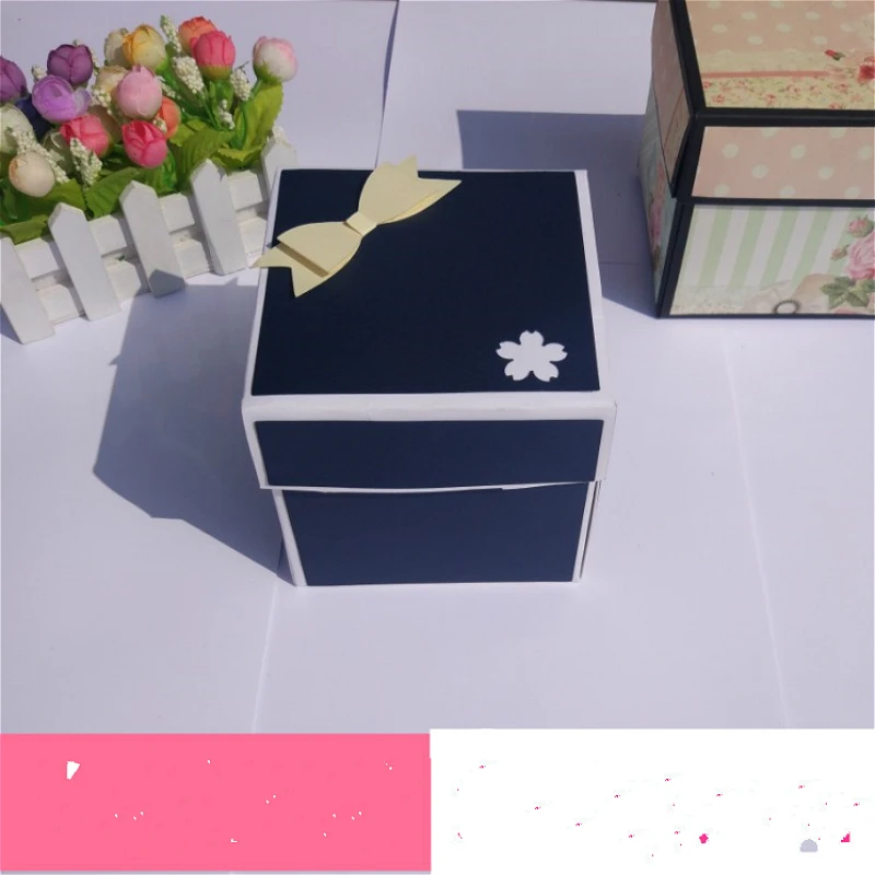 Взрыв Альбом diy на заказ коробка бесконечная флип фото творческий ручной работы