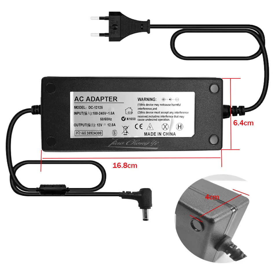 Адаптер питания для светодиодных лент 12 В 150 А Вт | Лампы и освещение
