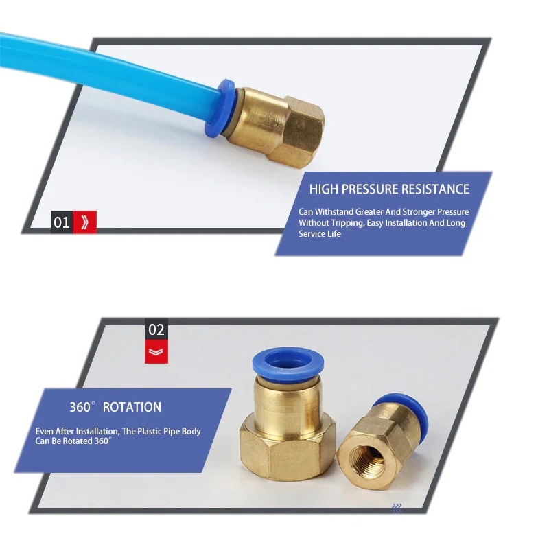 Быстроразъемный пневматический штуцер для ПК/PCF/SL/PB/PX/PL 10 мм 12 14 16 нитей M5 3/4 дюйма 1