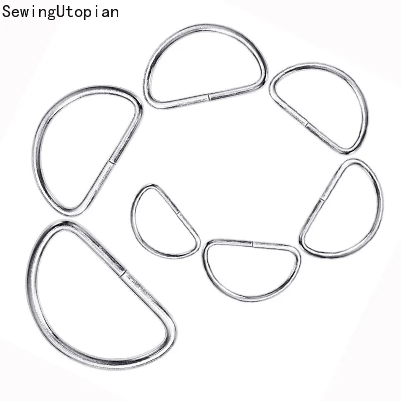 10PCS New Metal Heavy Duty Strong High Quality Hand Bag Purse Strap Belt Web O Dee D Ring Buckle Clasp DIY Leather Craft