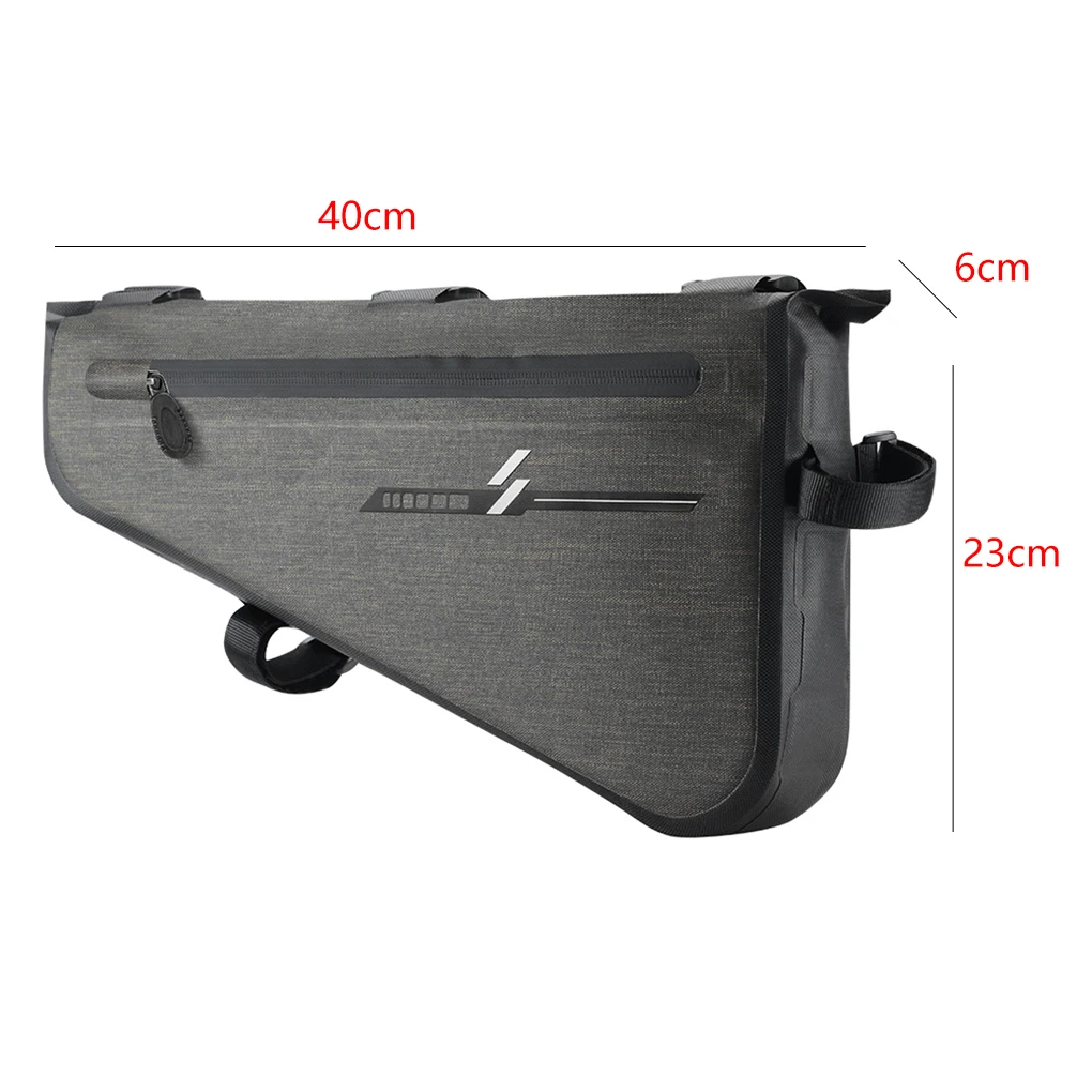

Bicycle Front Tube Bag Bike Rainproof Large Capacity Road Frame Pouch Waterproof Caulking Holder Accessories New