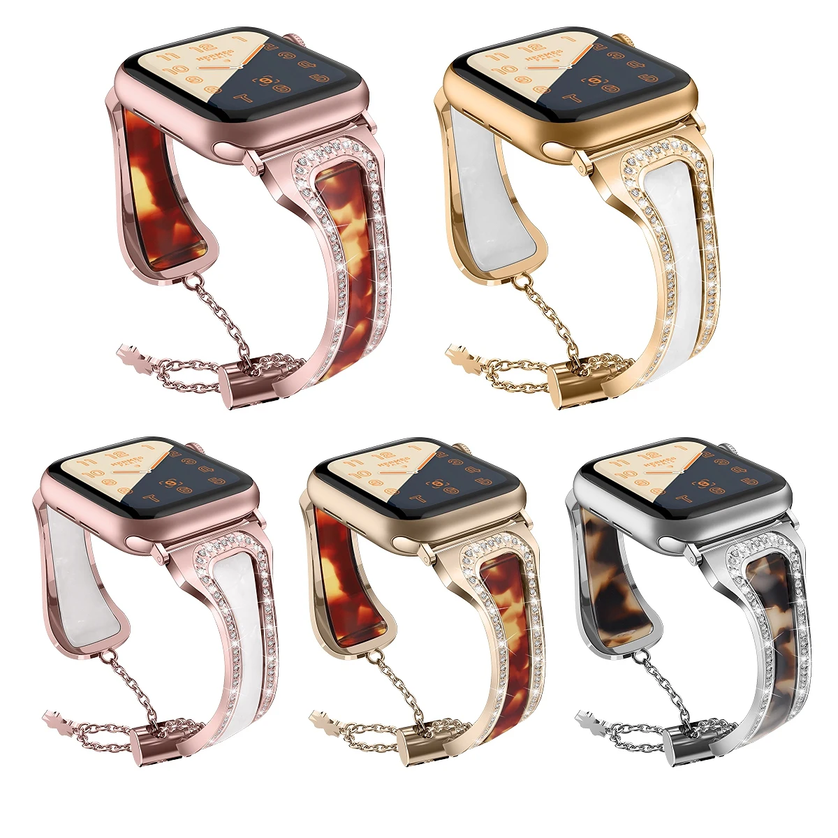 Ремешок зеркальный для IWatch Band 38 мм 42 совместимый с Apple Watch 5/4/3 82015|Ремешки часов| |