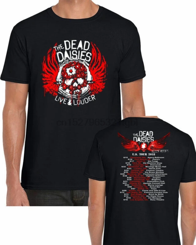 

HOT RARE The Dead Daisies tour 2018 U.S. T-Shirt S-5XL(1)