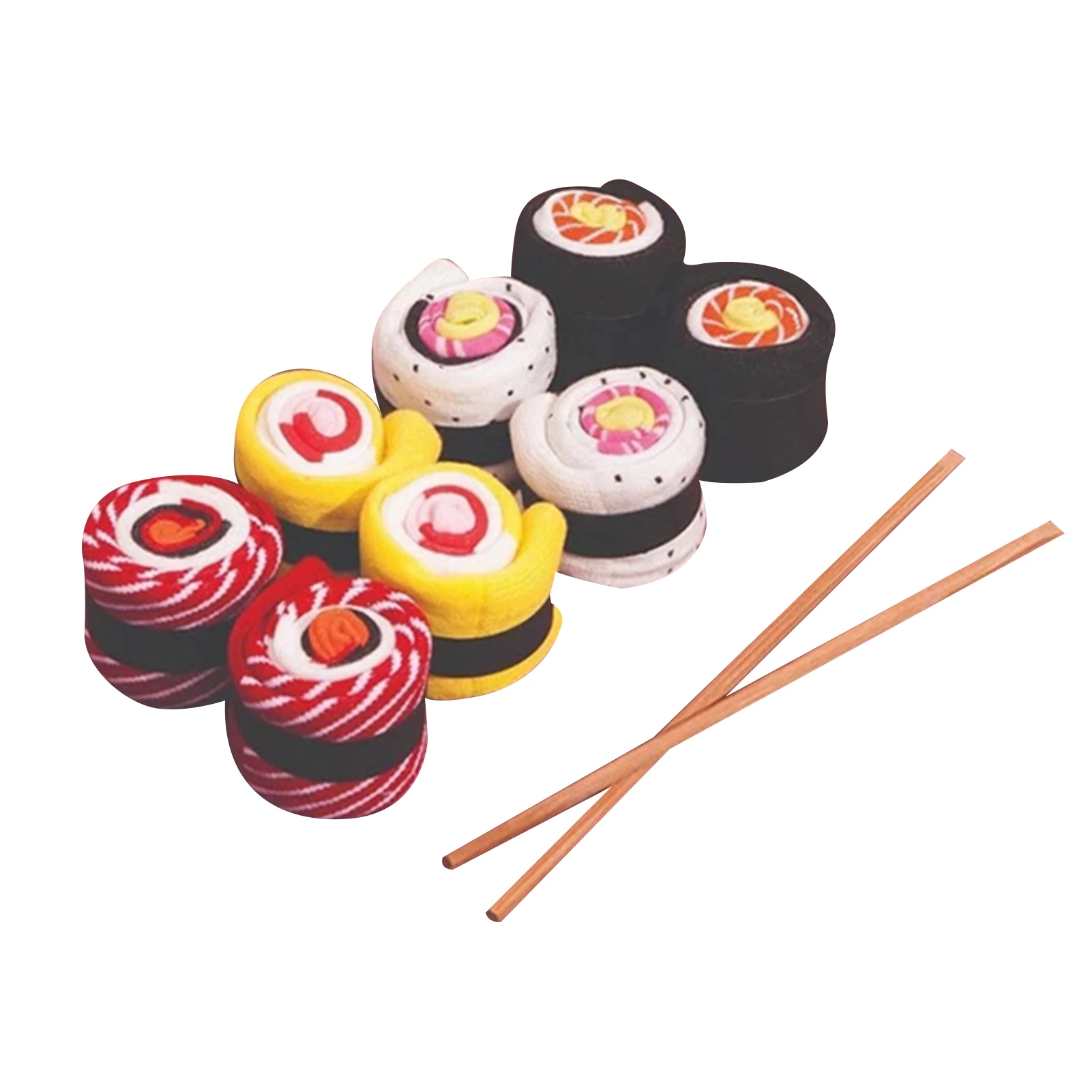 

3/4/5 Pairs Sushi-pattern Socks Japanese Style Stockings Novelty Gift for Friends H9