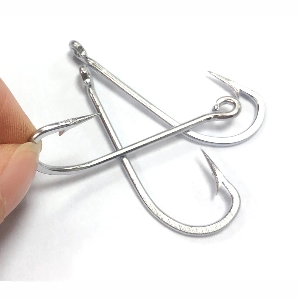 CN04 4/0 80 шт. рыболовный крючок Mustad из нержавеющей стали O'shaughnessy крючки для