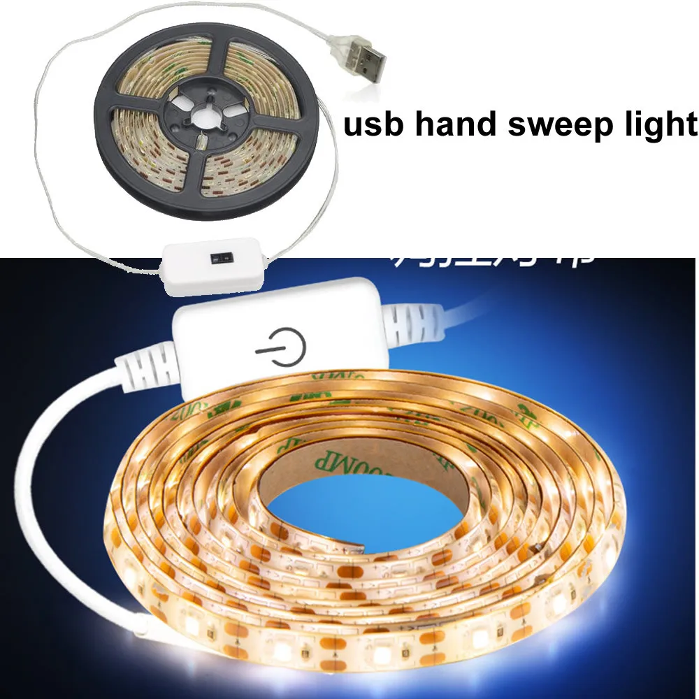 Светодиодная лента с пассивным инфракрасным датчиком движения автоматическое