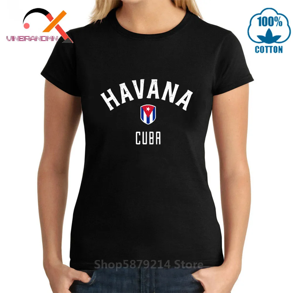 Винтажная футболка с изображением щита Гавана, Кубы, Мужская футболка с кубинской гордостью, популярные летние футболки в ретро стиле с кубинским флагом, футболки хабаны