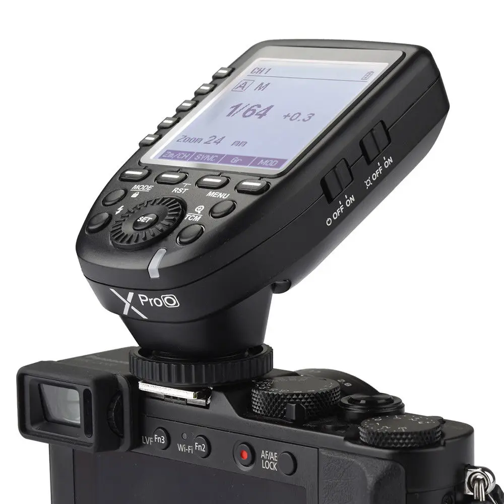 

Godox XPro-O Flash Trigger With Professional Functions Support TTL Autoflash For Olympus Panasonic Cameras