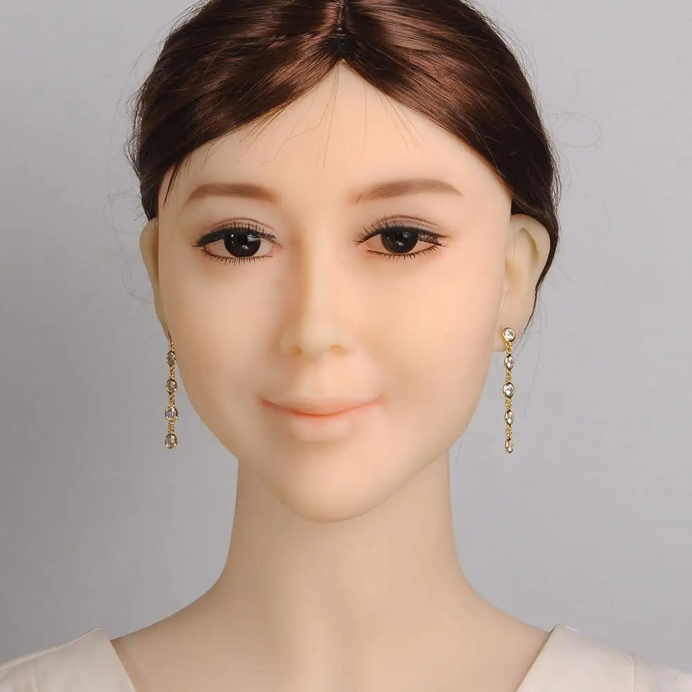 925 Sterling Silver Fine Jewelry Dangling CZ Cubic Zirconia Long Station Bridal Wedding Earrings for Womens Girls Birthday Gifts | Украшения