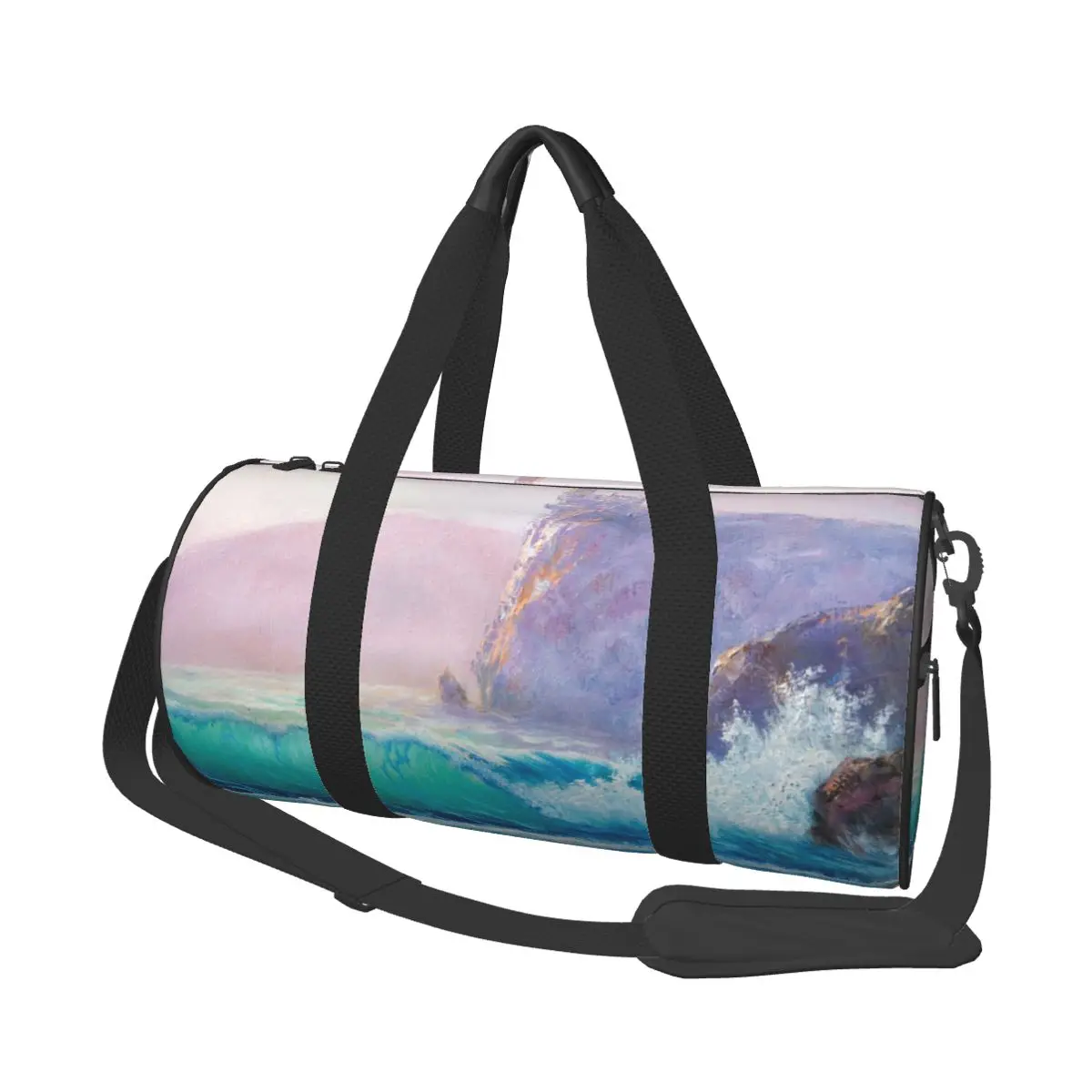 

Дорожная сумка, спортивная прозрачная сумка для путешествий с волнами на море, сумка для фитнеса, сумка для багажа, сумка на плечо, спортивна...
