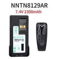 nntn8129ar walkie talkie replacement battery 2300mah li ion battery for motorola p8668 p8660 gp328d gp338d dgp8550 radio battery