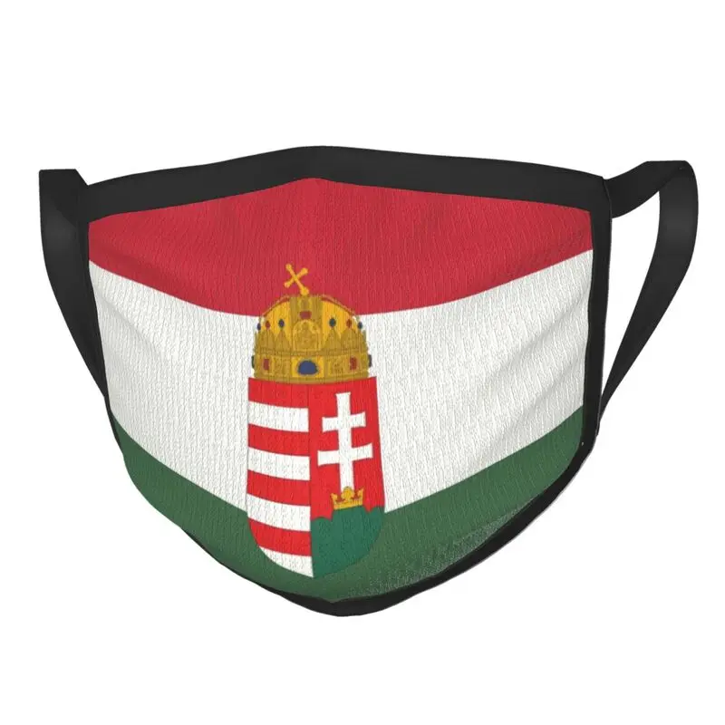 

Hungarian Flag Non-Disposable Mouth Face Mask Men Mask Anti Dust Haze Protection Cover Respirator Muffle