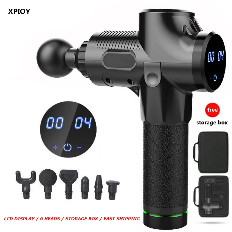 Электрический мышечный массажный пистолет домашние инструменты для