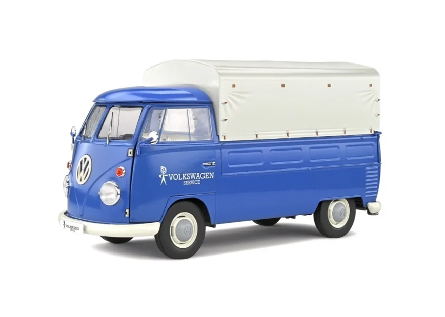 

Solido 1/18 Volkswagen T1 Pick Up Volkswagen Service Blue 1950 DieCast Model Collection Limited Edition