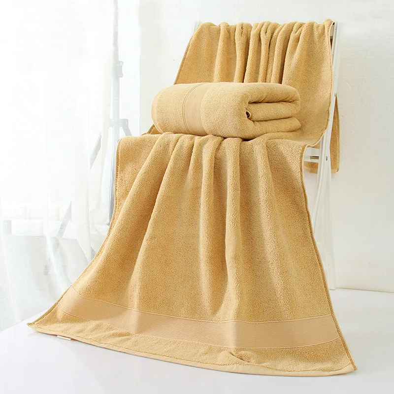 Хлопковое пляжное полотенце 7 цветов махровое банное ванная комната 70*140 см для