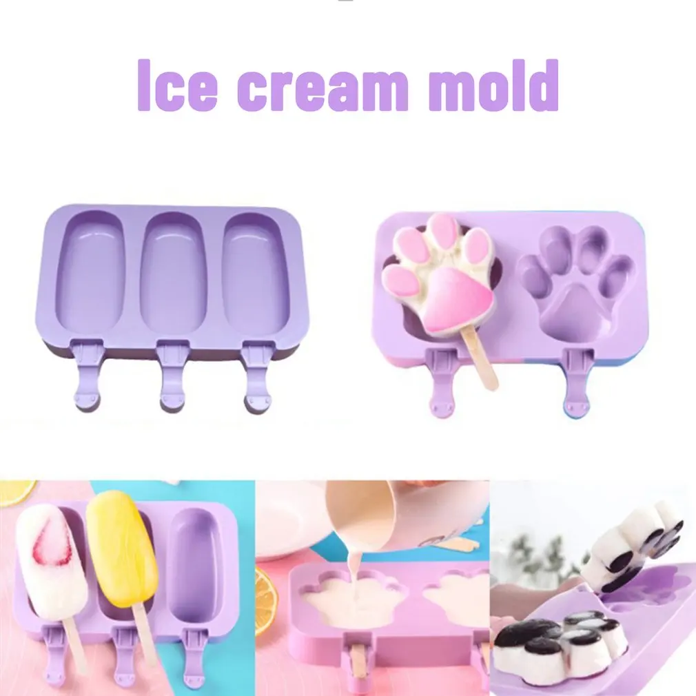 

Popsicle Molds Cake Pop Mold With Lid Popsicle Mold Silicone Ice Pop Molds For DIY Ice Cream With 50 Wooden Sticks Home Care