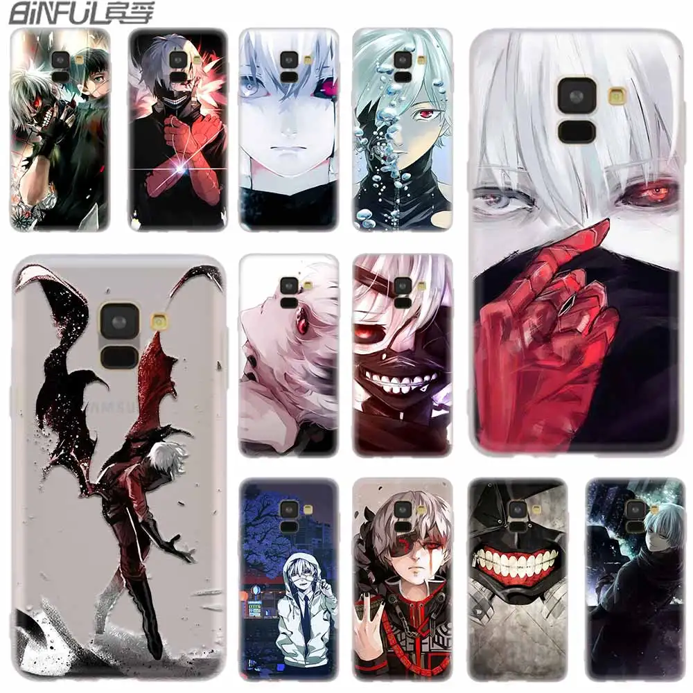 Анимэ Tokyo Ghoul силиконовый чехол для телефона Samsung A10 10S 10E 20 A0S 20E 30 30С 40С 40S 50 60 70 70S на
