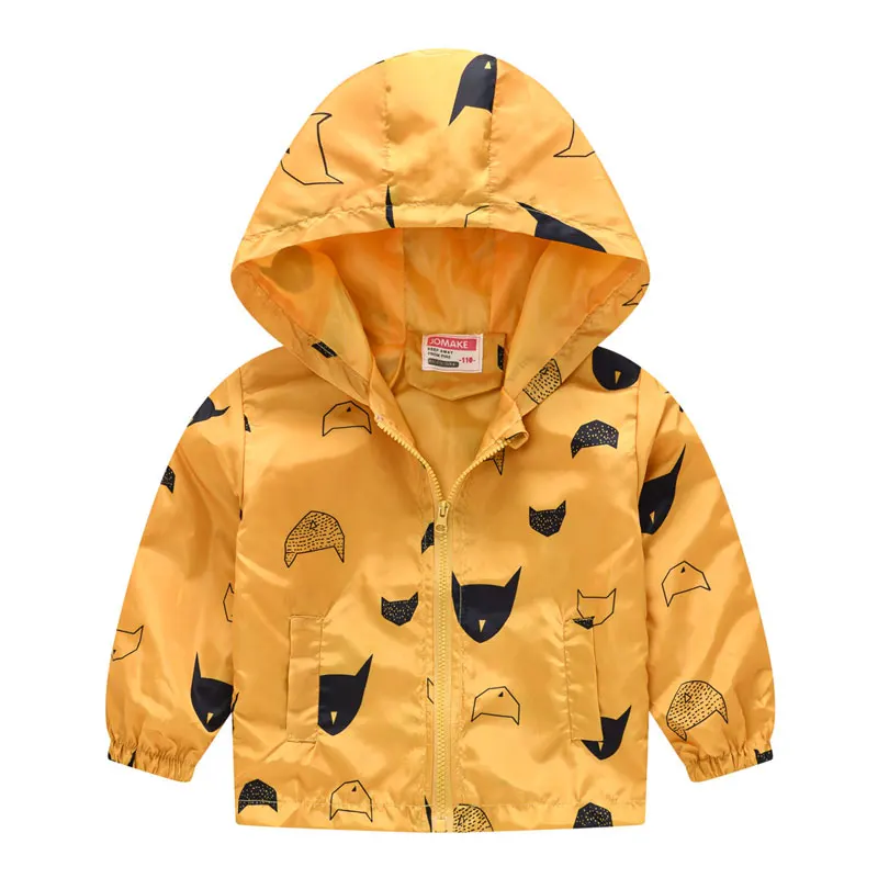 

Fashion Kid Breathable Hooded Coat Boy Clothes Spring Autumn Baby Girl Fall Clothes Children's Outfits Toddler Jacket 2-6 Years