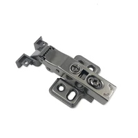 2pcs hinge cold rolled steel hydraulic cabinet door hinges embedded damper buffer soft close kitchen furniture hardware fitting
