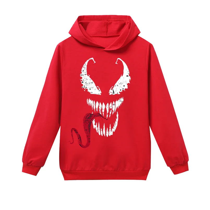 Venom/весенне-осенние свитшоты для малышей; толстовки с длинными рукавами и принтом Белоснежки для мальчиков и девочек; Детские свитшоты