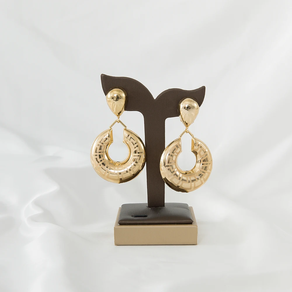 Серьги изысканные модные подвесные дизайнерские серьги в стиле хип хоп Серия Love