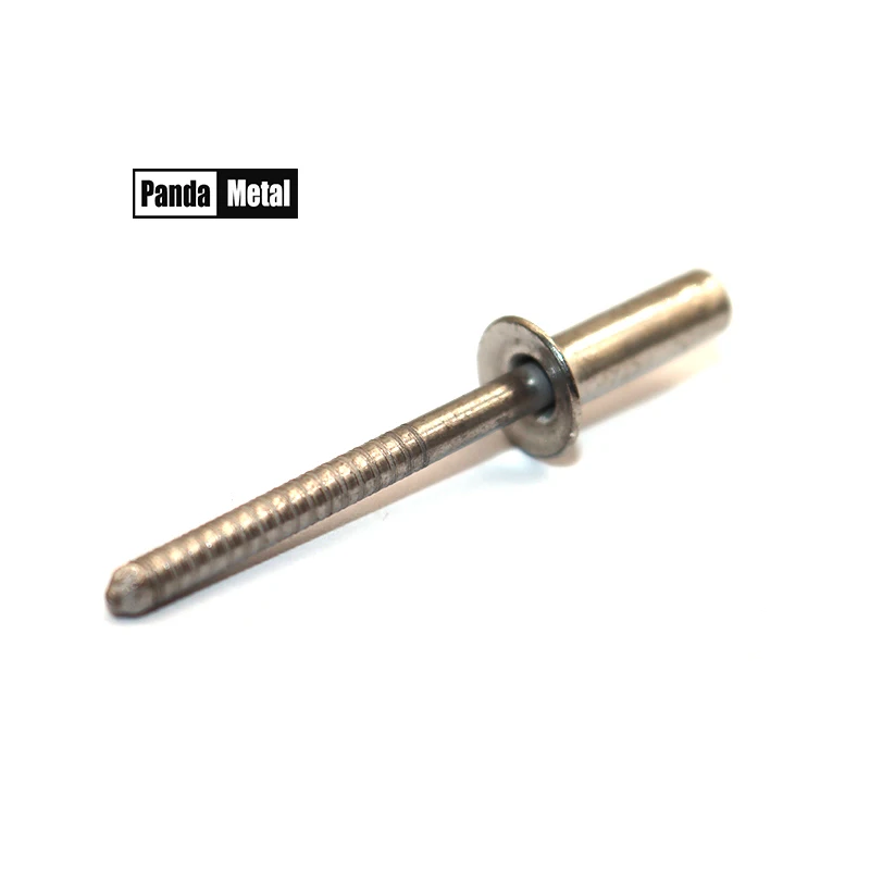 

304 stainless steel closed hole countersunk head blind head rivet GB12616 all steel flat head pull rivet specification M3.2M4