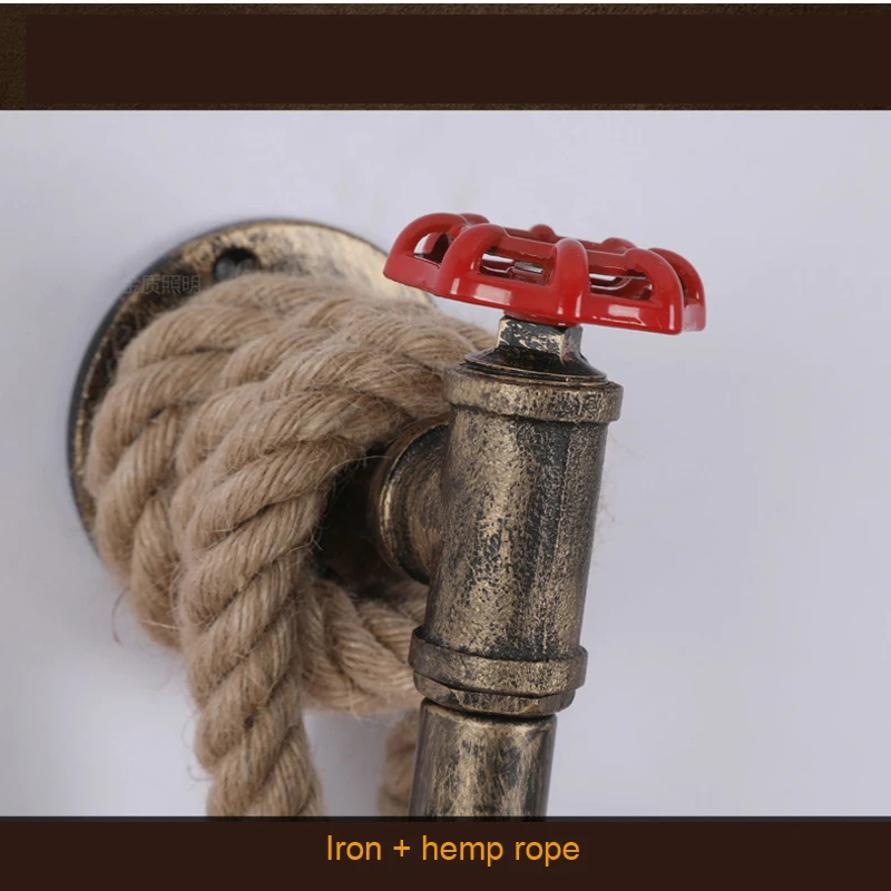 Винтажная настенная лампа в стиле лофт дизайнерский светильник для